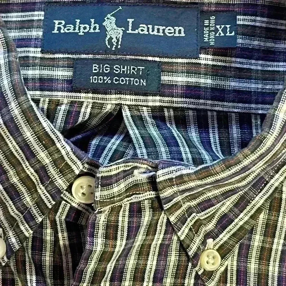 Ralph Lauren Big Men’s Long Sleeve Shirt XL - Picture 6 of 13